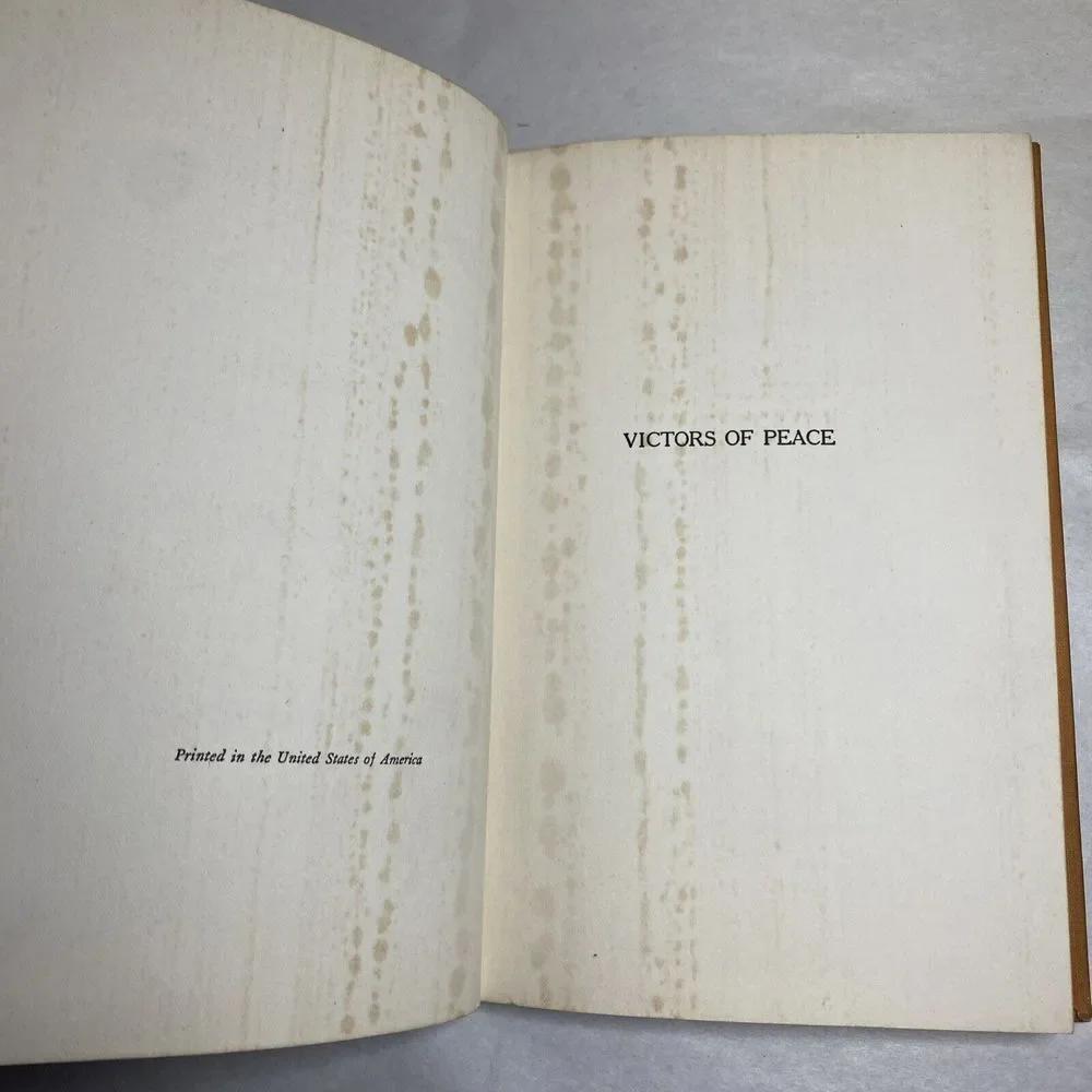 Victors Of Peace By Arthur‎ Quiller-Couch Our Changing World 1937 HTF READ
